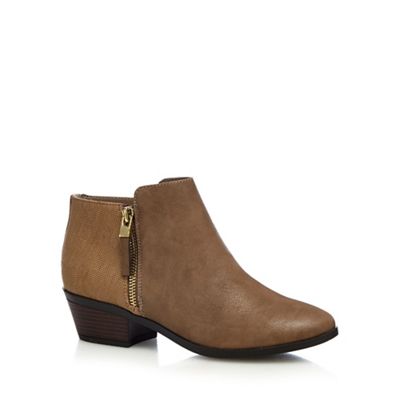 Call It Spring Taupe 'Gunson' ankle boots